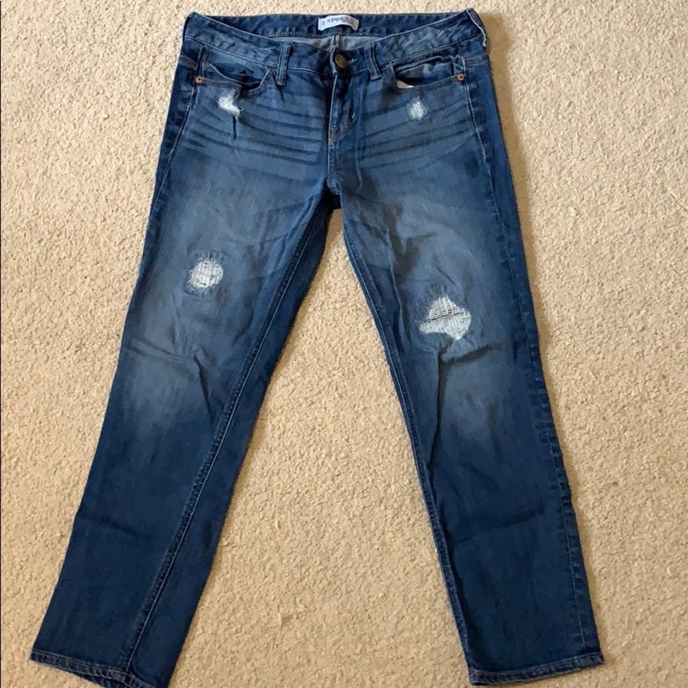 Express boyfriend jeans.